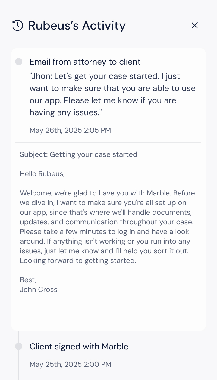 Email metadata