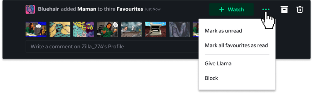 Mark as read for all notifications like this